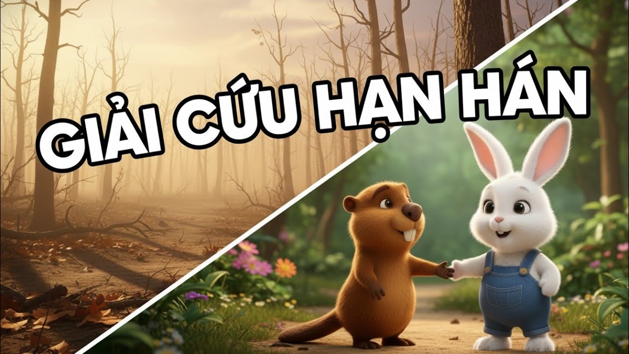 Bí Mật Đầu Nguồn:Tại Sao Suối Cạn Khô? Thỏ Trắng Giải Cứu Khu Rừng Bị Hạn Hán.Phim Hoạt Hình Cho Bé.