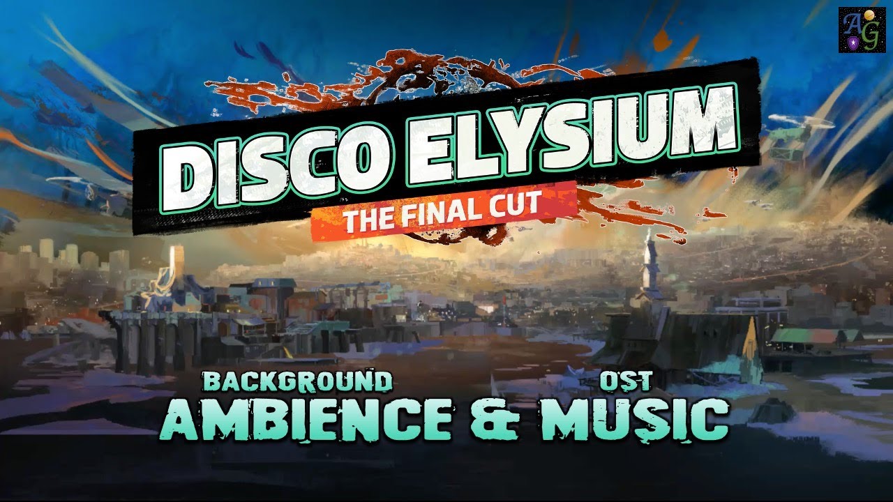 Disco Elysium Ambience | Revachol Skyline 🎶 1.5+ HOURS w/ full official soundtrack by Sea Power 🎶