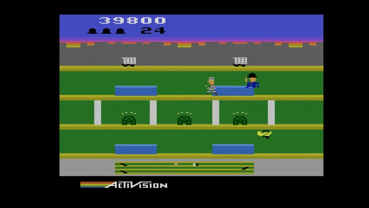 Keystone Kapers - Longplay - 1,000,000 Maximum Score - No Death (Atari 2600)