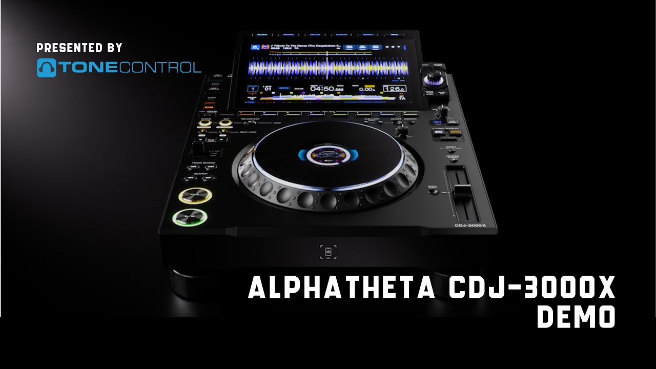 AlphaTheta CDJ-3000X Demo // Presented by ToneControl.nl