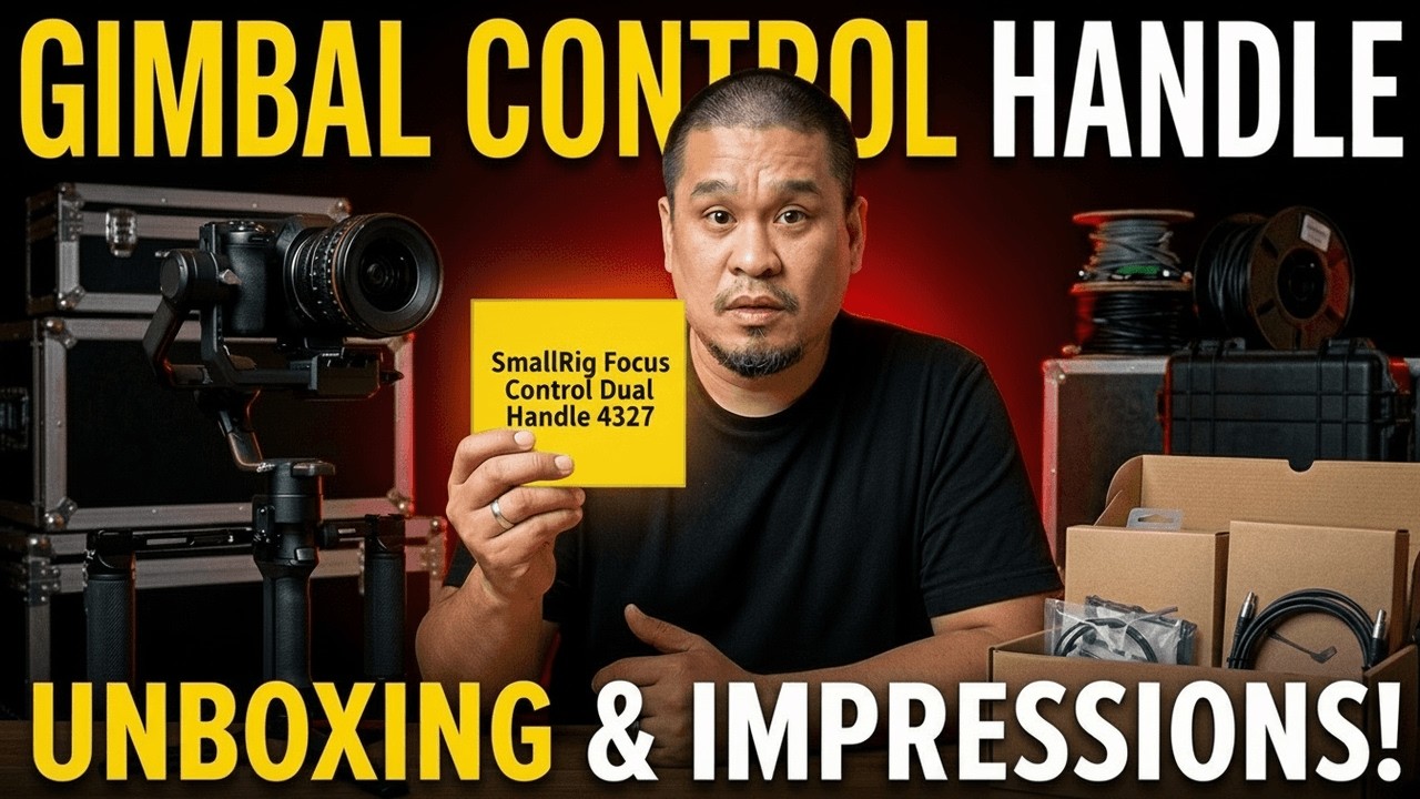 PRO Cinematic Control on DJI RS4 Pro? Meet SmallRig&rsquo;s Dual Handle 4327!