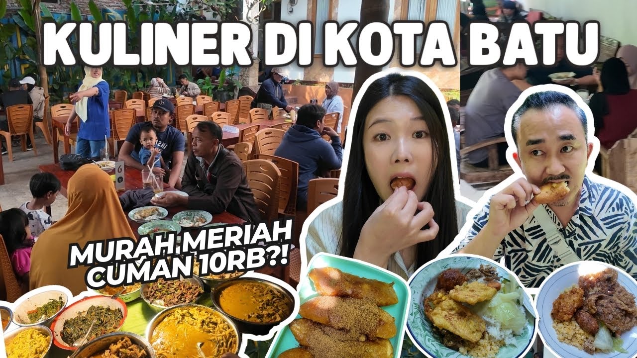 SARAPAN TERMURAH DI KOTA BATU #orangkorea #makananindonesia