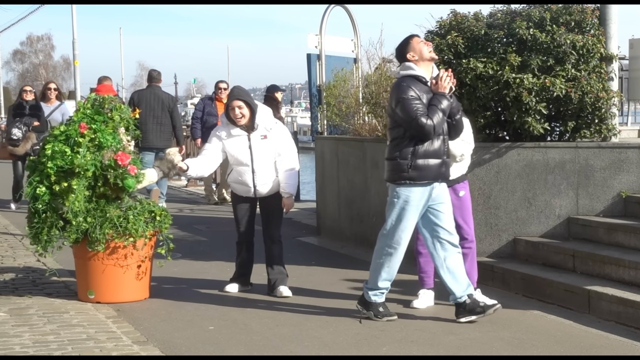 Ultimate bushman PRANK: Girls Thought It Was Fake… UNTIL IT MOVED 😱