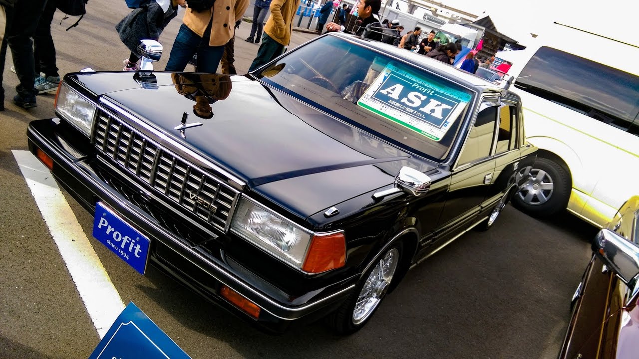 (HD)NISSAN CEDRIC Y30 brougham 旧車・日産セドリックY30ブロアム - 名古屋オートトレンド2017