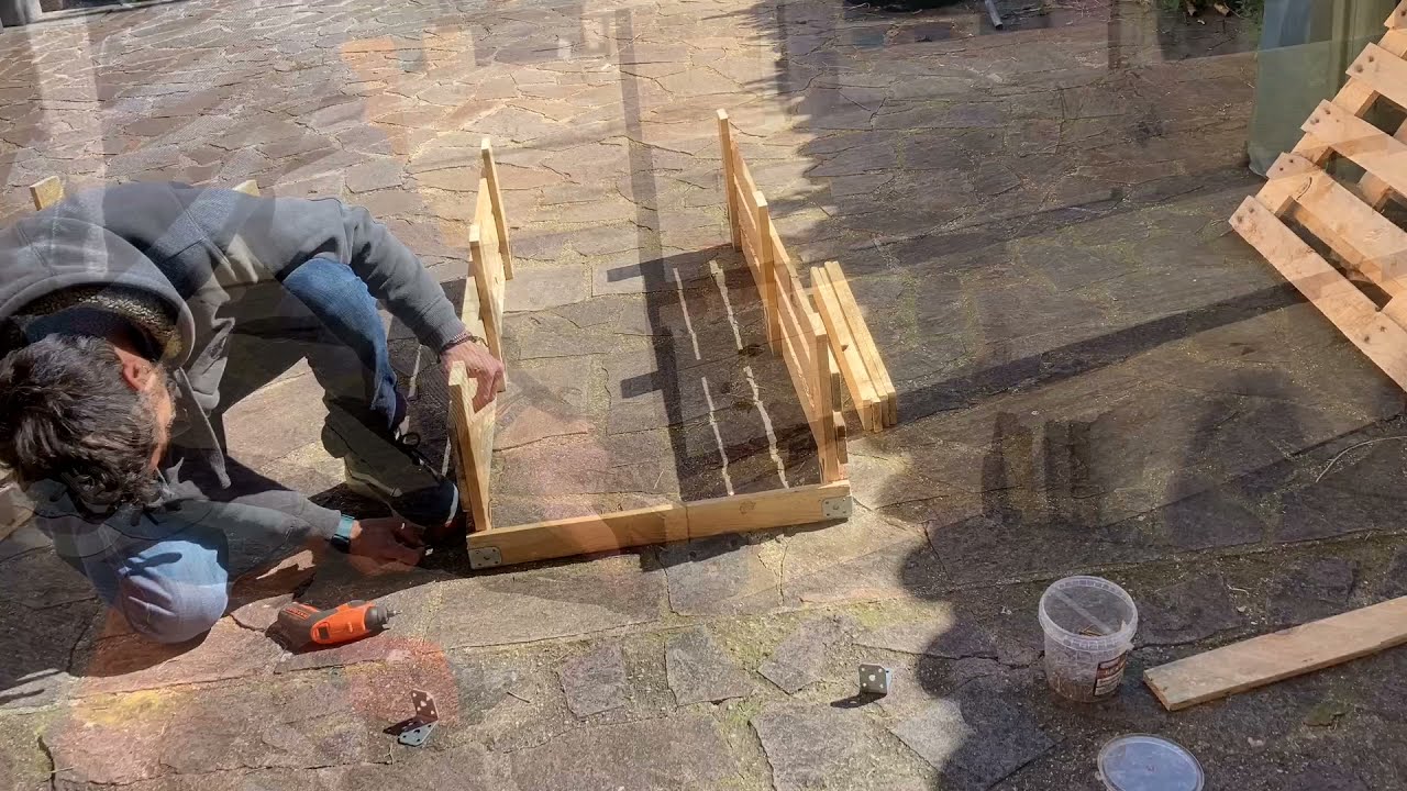 Costruire cassoni per coltivare: metodo semplice senza smontare il pallet