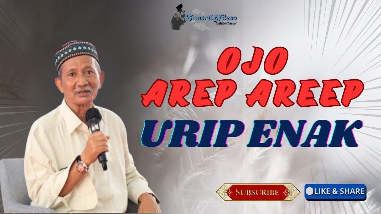 NGAJI KH AGOES ALI MASYHURI (GUS ALI) _ OJO AREP AREP URIP ENAK