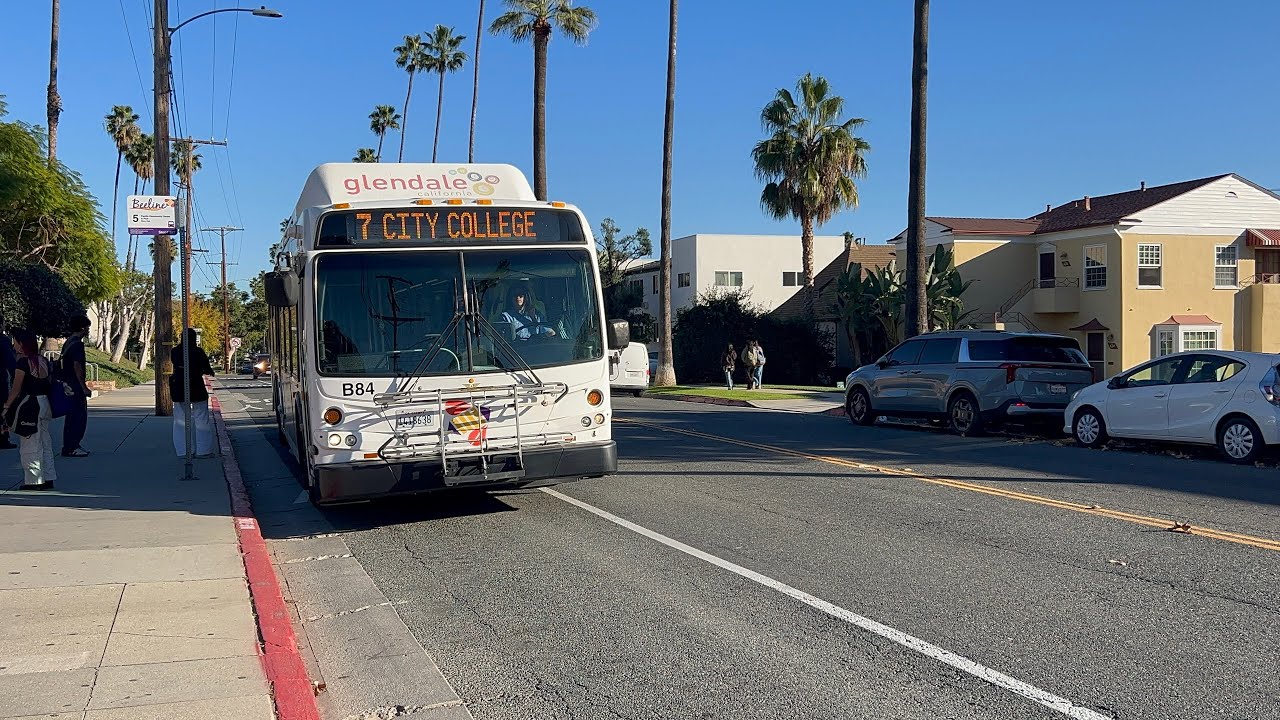 Glendale Beeline 2013 New Flyer C40LFR B84 Ride Along (4K).
