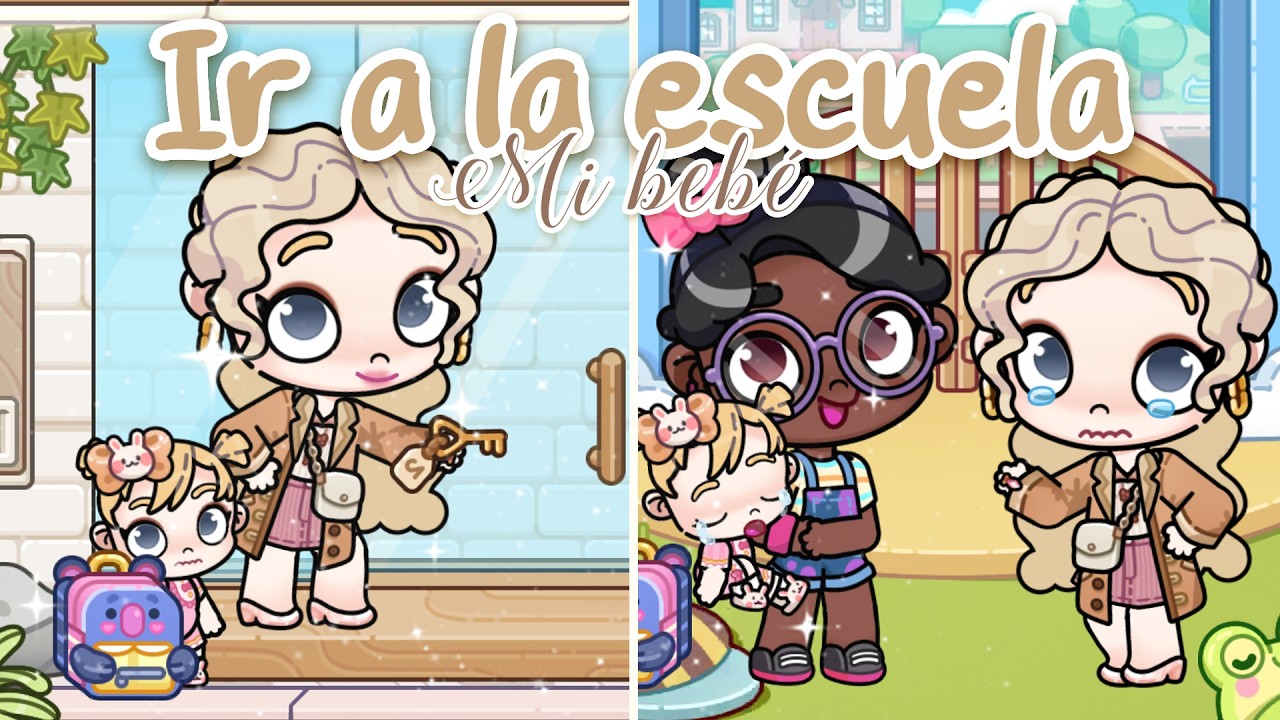El primer día de colegio del bebé 🎒🏫 | Mundo Avatar