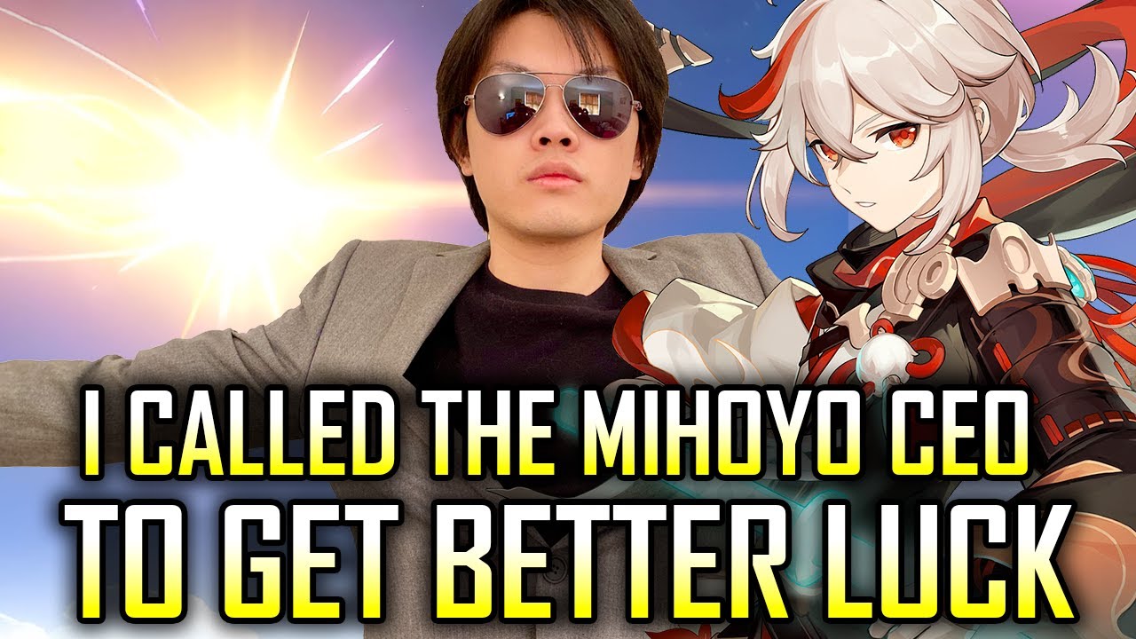 I called the Mihoyo CEO to boost summoning luck