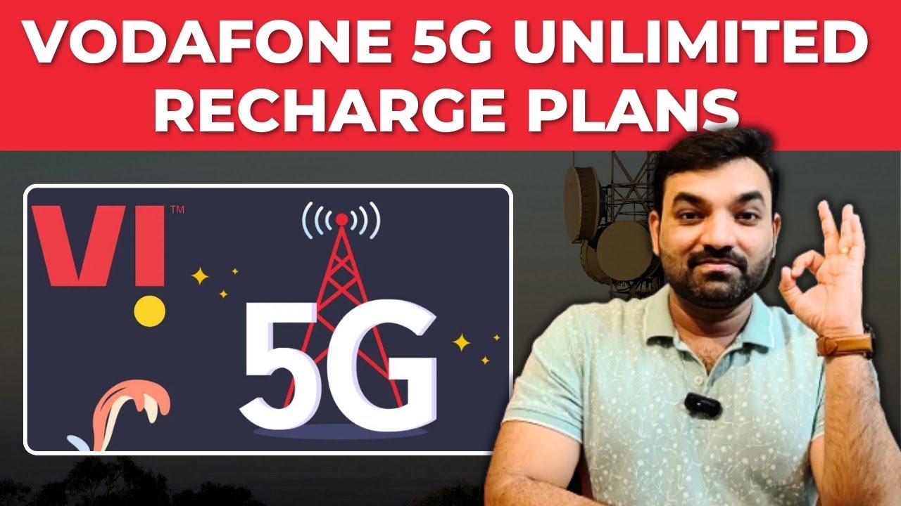 Vodafone Unlimited 5G Recharge Plans | Vi 5G Data #vi5g #vodafoneidea #virechareoffer