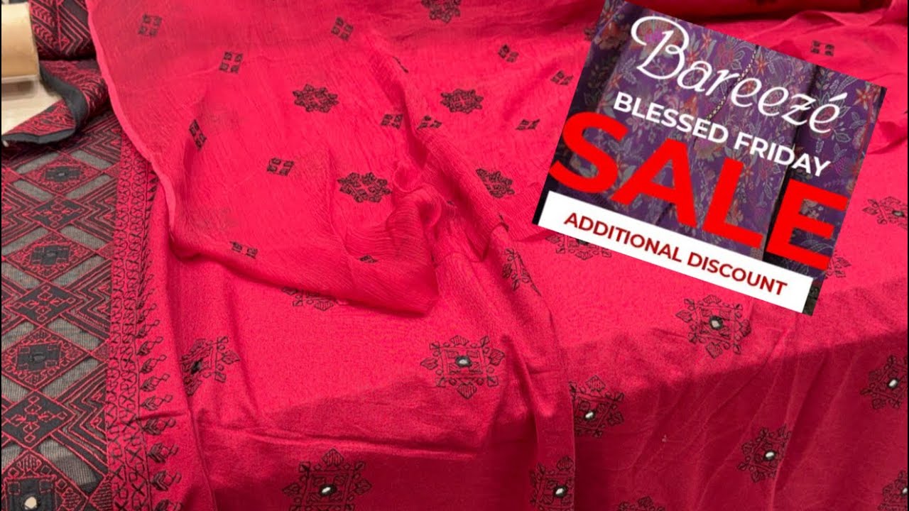 Bareeze sale on new winter collection 2025|| additional discount 
