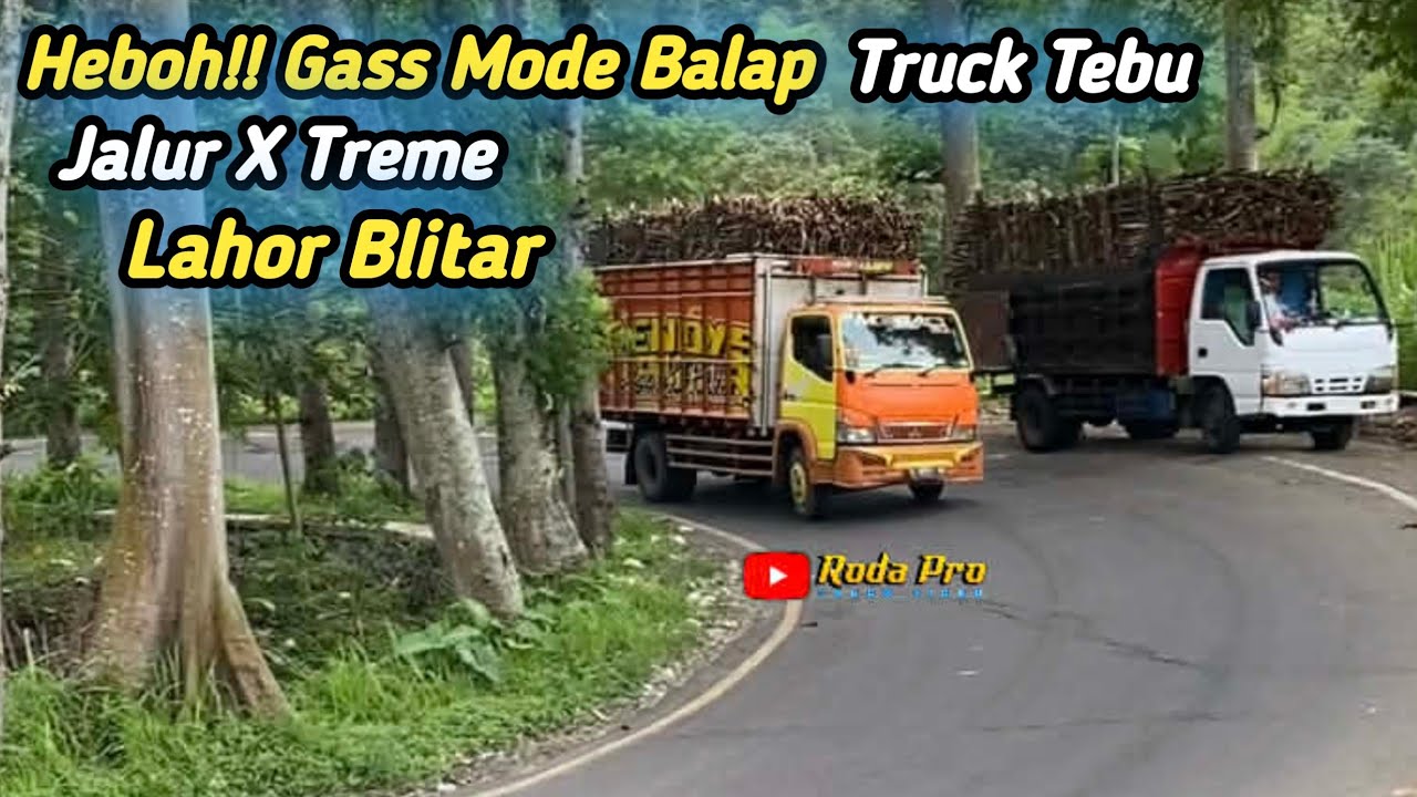 HEBOH! Gas Mode Balap Truk Tebu Jalur Ekstrim Lahor Blitar Terbaru