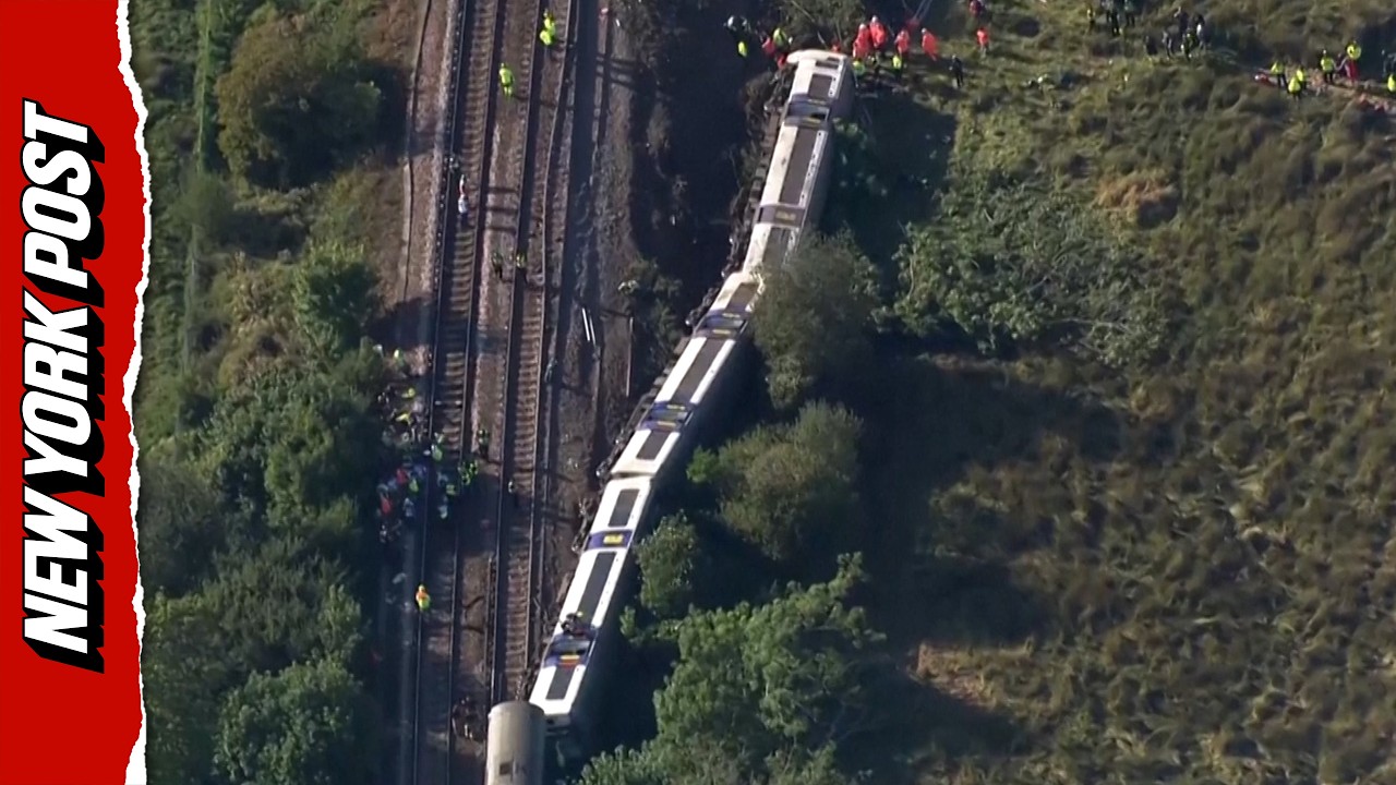 Passenger Train Derails in England as Emergency Crews Rush to Scene