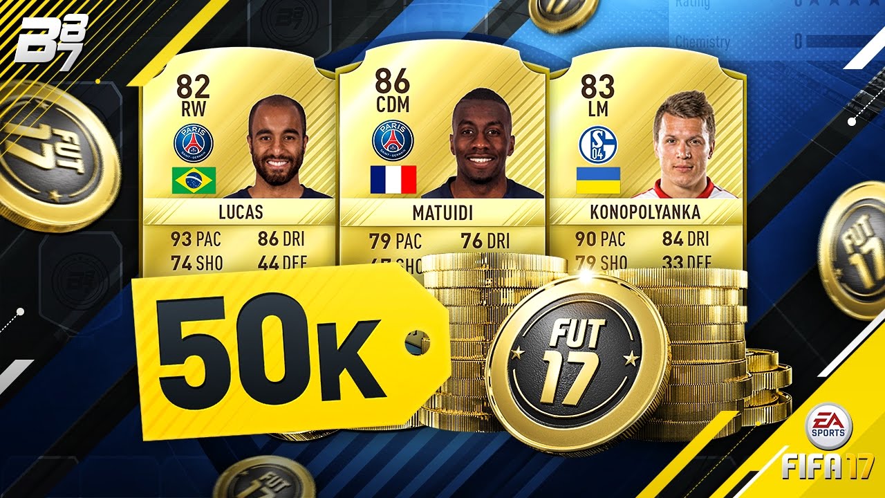 THE 50K SQUAD BUILDER! | FIFA 17 ULTIMATE TEAM