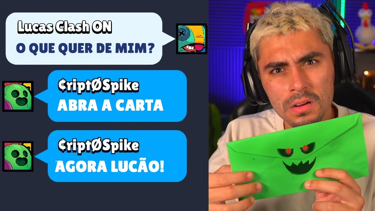 RECEBI UMA CARTA DO CRIPTOSPIKE... Brawl Stars!!