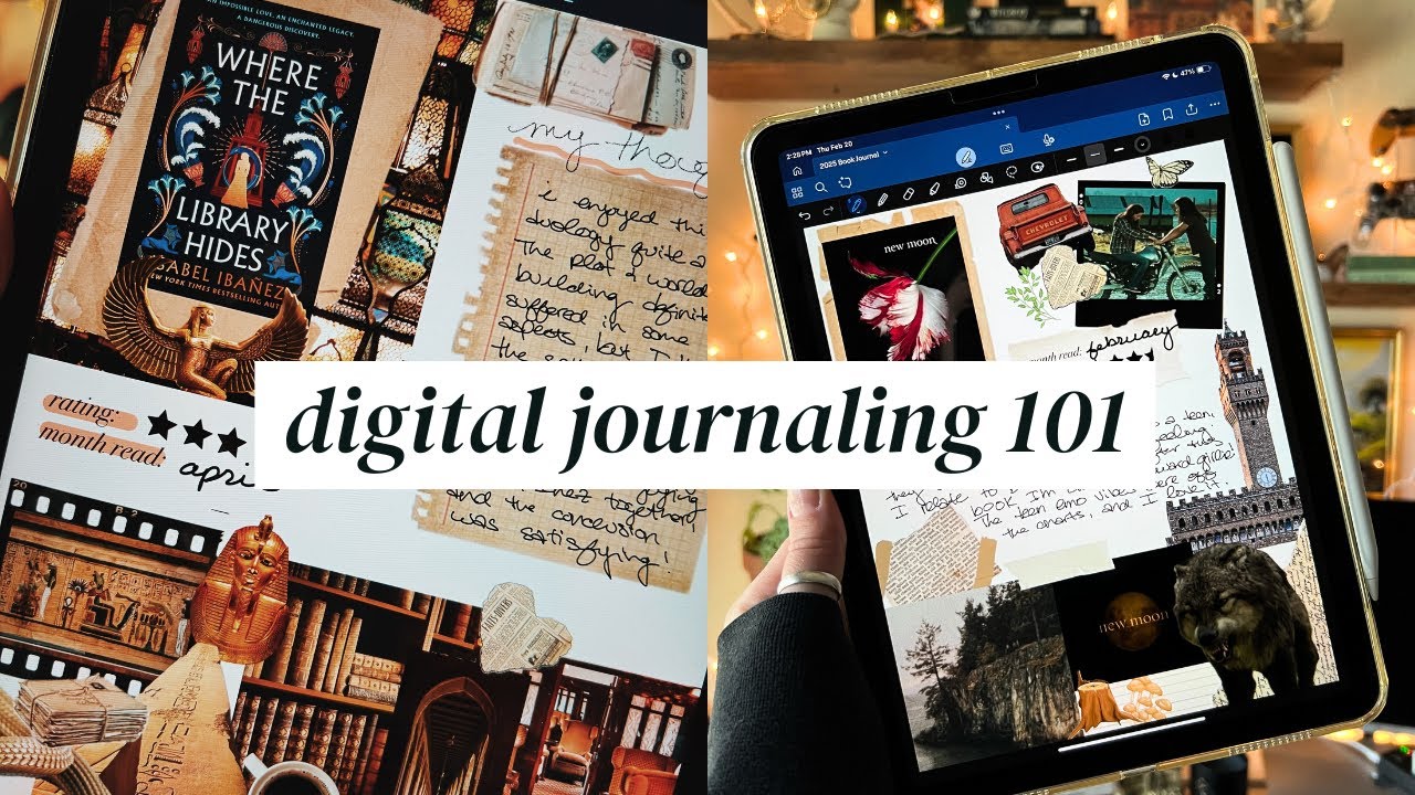 digital journaling for beginners | how to book journal on your ipad