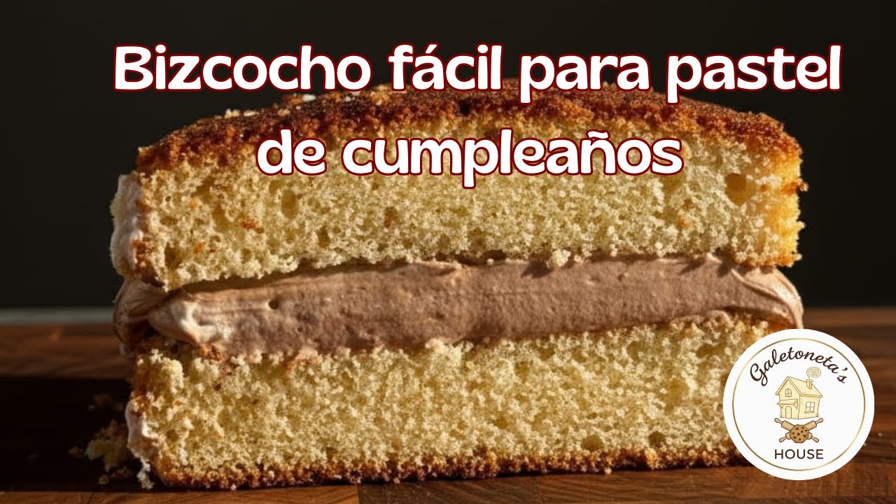 El Mejor Bizcocho para Tarta Alta | Esponjoso, Firme y Perfecto para Decorar 