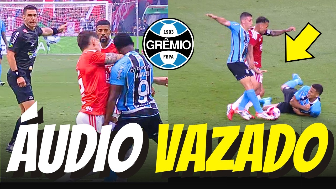 💥😰QUE VACILO FGF! Ouça e VEJA TODA CONFUSÃO no ÁUDIO DO VAR entre GRÊMIO x amargurados NA DECISÃO!