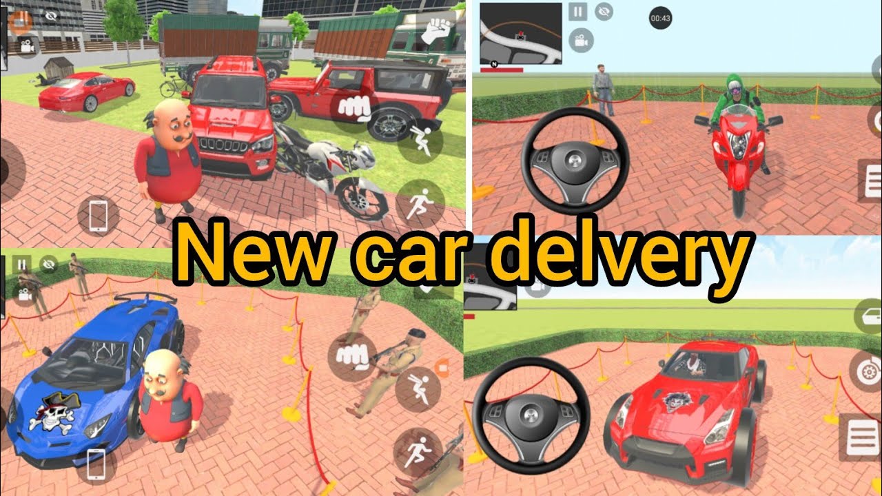 😇New car delvery indian theft aloto simulator game 