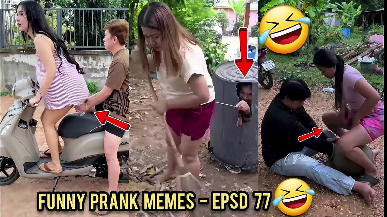 FUNNY VIDEO MEMES EPSD 77😂videos lucu ngakak hiburan di bulan januari
