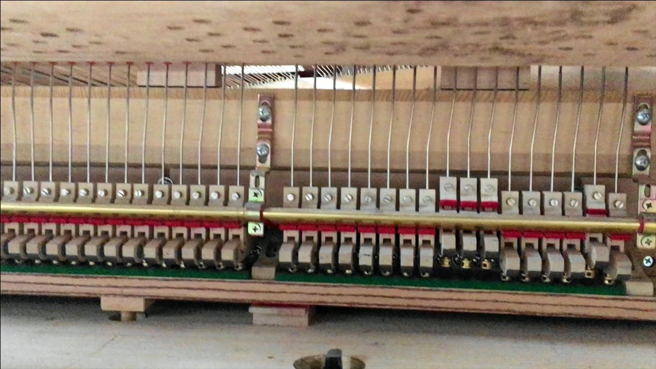 Grand piano dampers with an attitude - Etouffoirs récalcitrants sur piano à queue