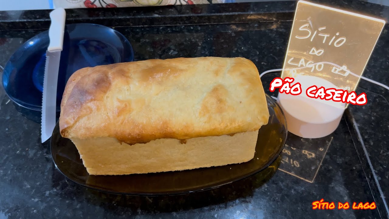 Pão caseiro, muito fácil de fazer.