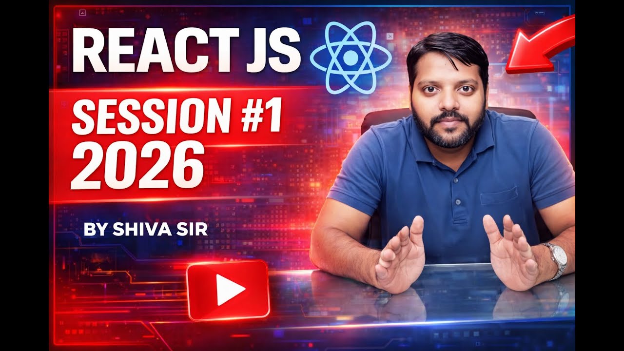 React Demo Session by Shiva Sir | React Live Class Session First 2026, #1lecture #reactjs