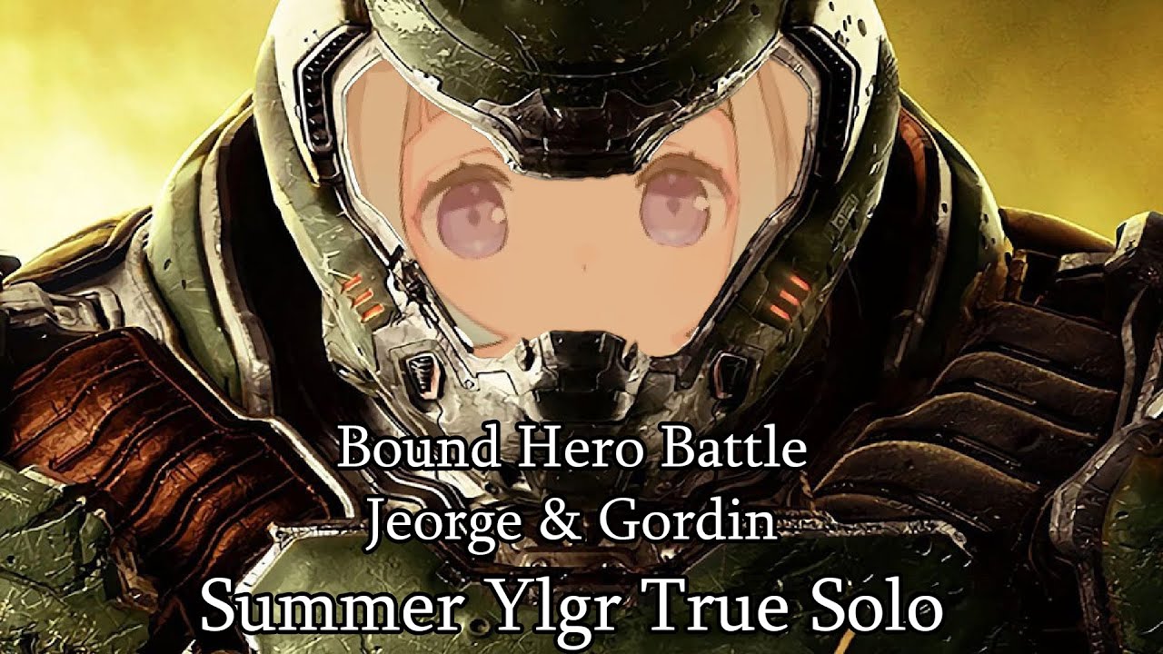 [Fire Emblem Heroes] Summer Ylgr Infernal Jeorge & Gordin BHB True Solo