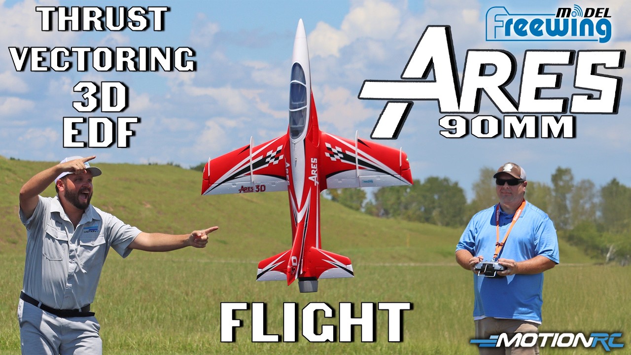 ALL-NEW! Freewing Ares 90mm 3D EDF Flight By Seth Arnold | Motion RC
