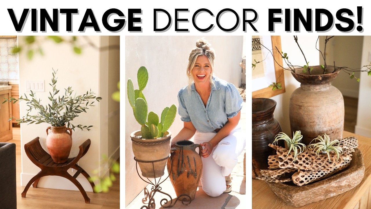 THRIFTING MY HOME DECOR! || THRIFT AND VINTAGE SHOP WITH ME || HOME DECORATING TIPS AND IDEAS