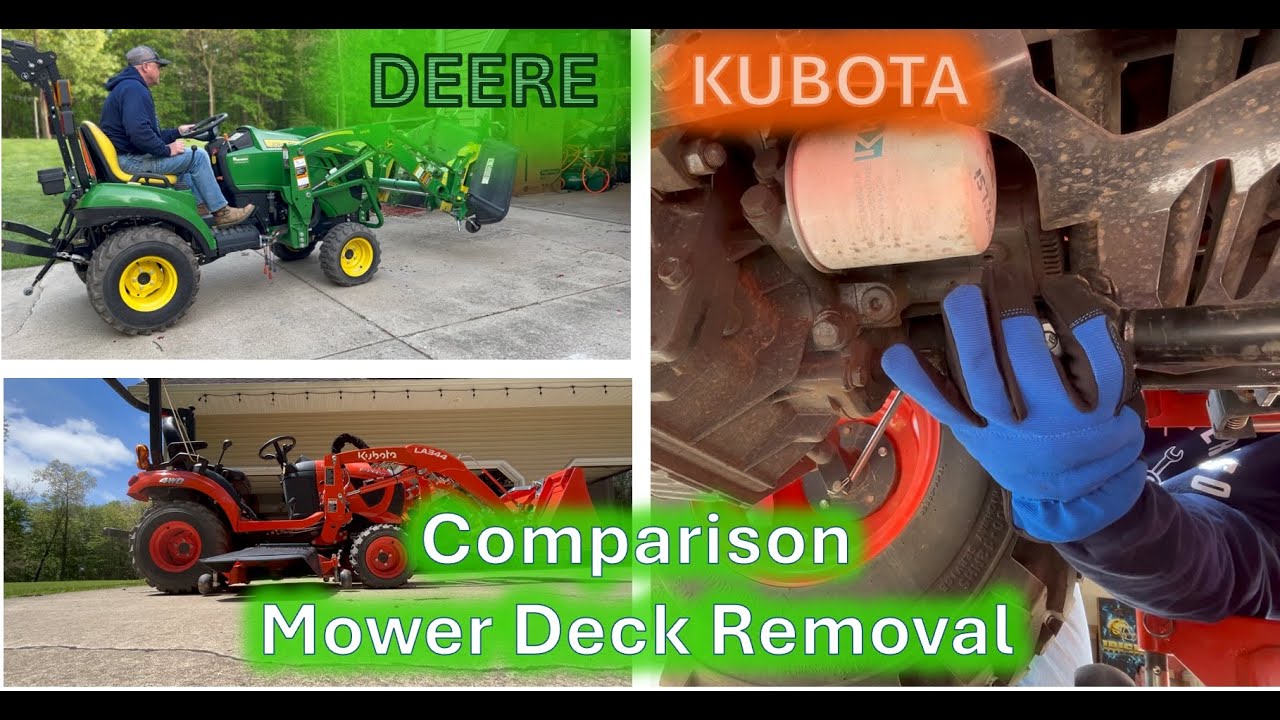 MOWER DECK REMOVAL BX2680 VS 1023E