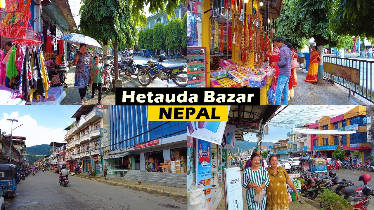 Hetauda Bazar, Nepal [4K🇳🇵] City Main Street Tour - Virtual Walking Tour Makwanpur 2022