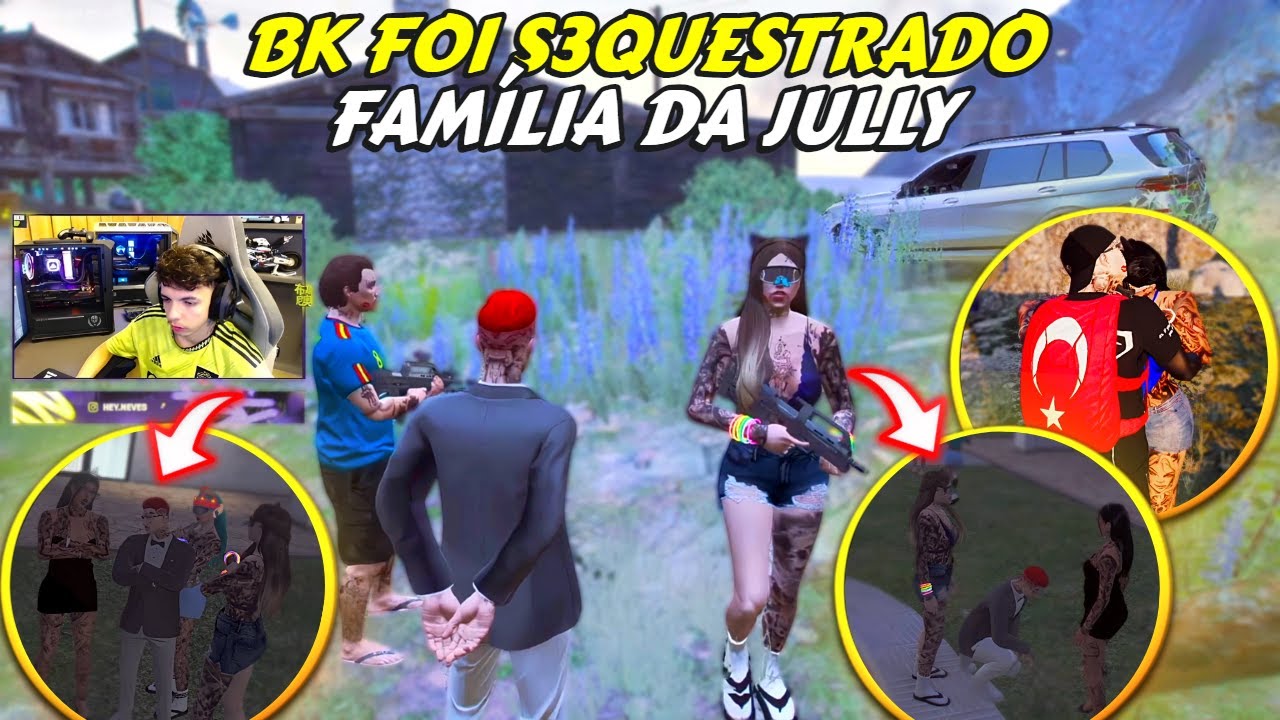 [1/2] FAMÍLIA DA JULLY S3QUESTROU O BK | MANDOU TERMINAR | JULLY CHOROU - BKINHO RP CLIP'S