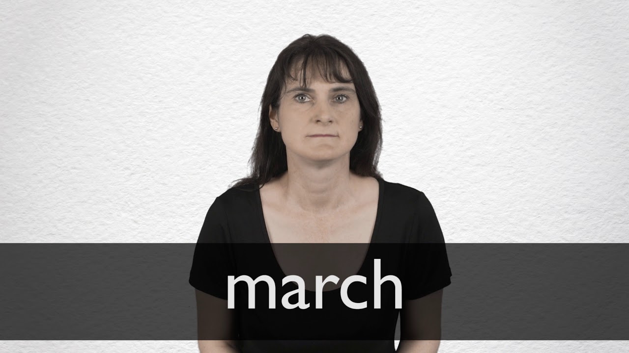 How to pronounce MARCH in British English