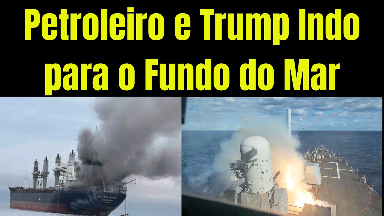 Irã Incendeia e Afunda Petroleiro dos EUA no Estreito de Ormuz