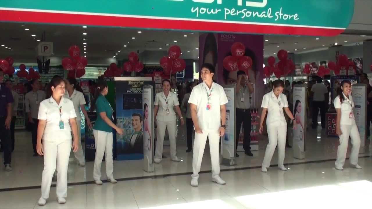 Flash Dance in Watsons, SM Mall of Asia
