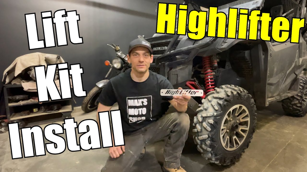 Honda pioneer 1000 deluxe Highlifter lift kit Install / 1.5 inch wheel spacers / MAX’S MOTO SHOP