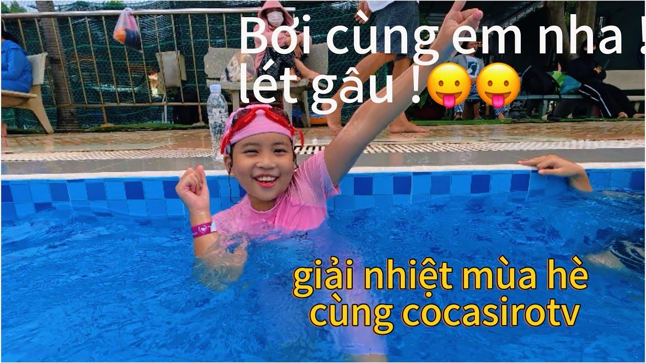 Thử thách bơi 1 vòng hồ bơi, ai bơi đc như tui không? #boi  #swimming #boiech 