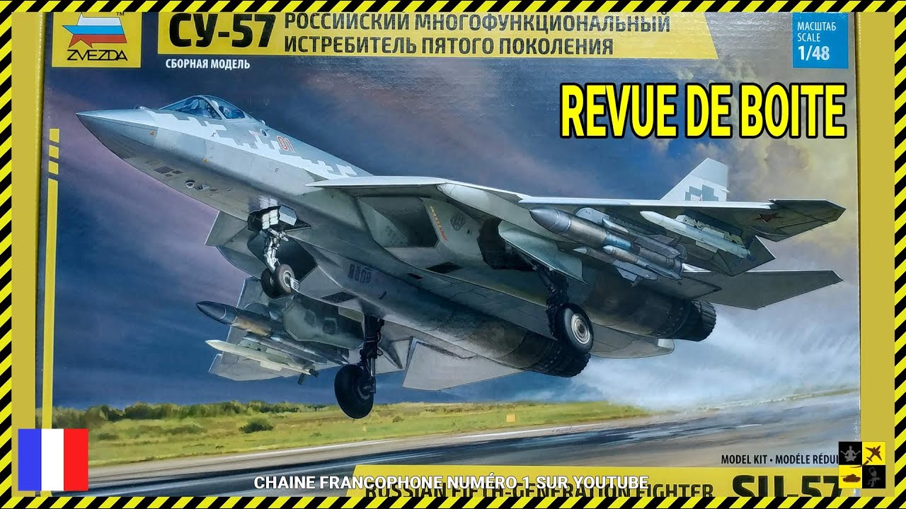 ✅ Revue de boite: Su-57 Zvezda au 1/48