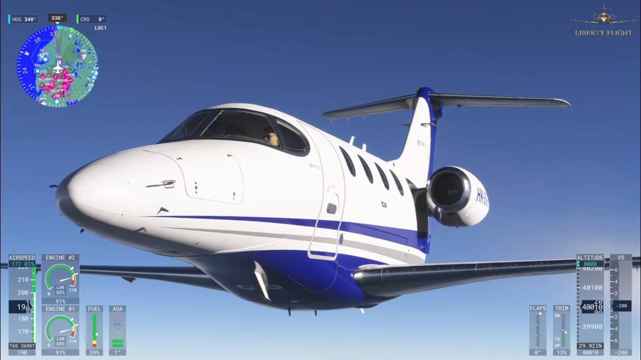 Carenado Beechcraft (B390 1A) - First flight MSFS 2024 (557) #msfs2024