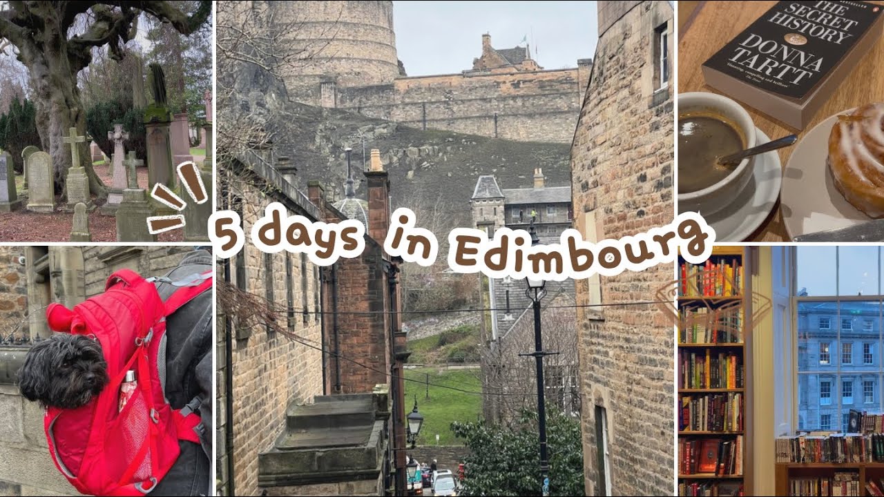 5 days in Édimbourg : Book shop, dog friendly places and pubs ( French with english sub)