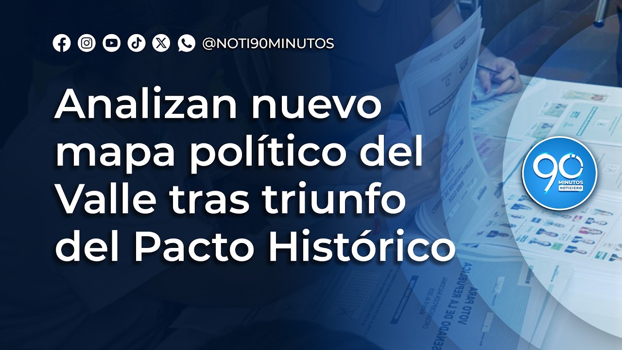 Analizan nuevo mapa político del Valle tras triunfo del Pacto Histórico