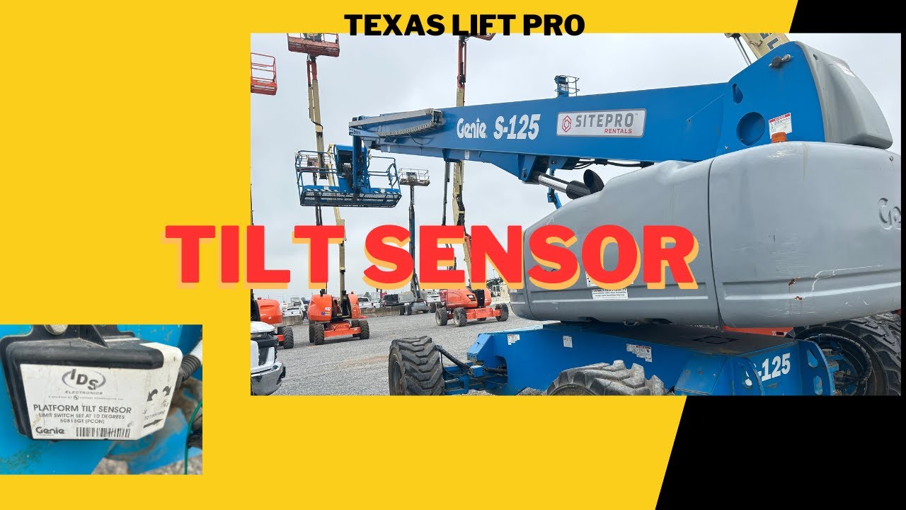 Genie S125 platform tilt sensor