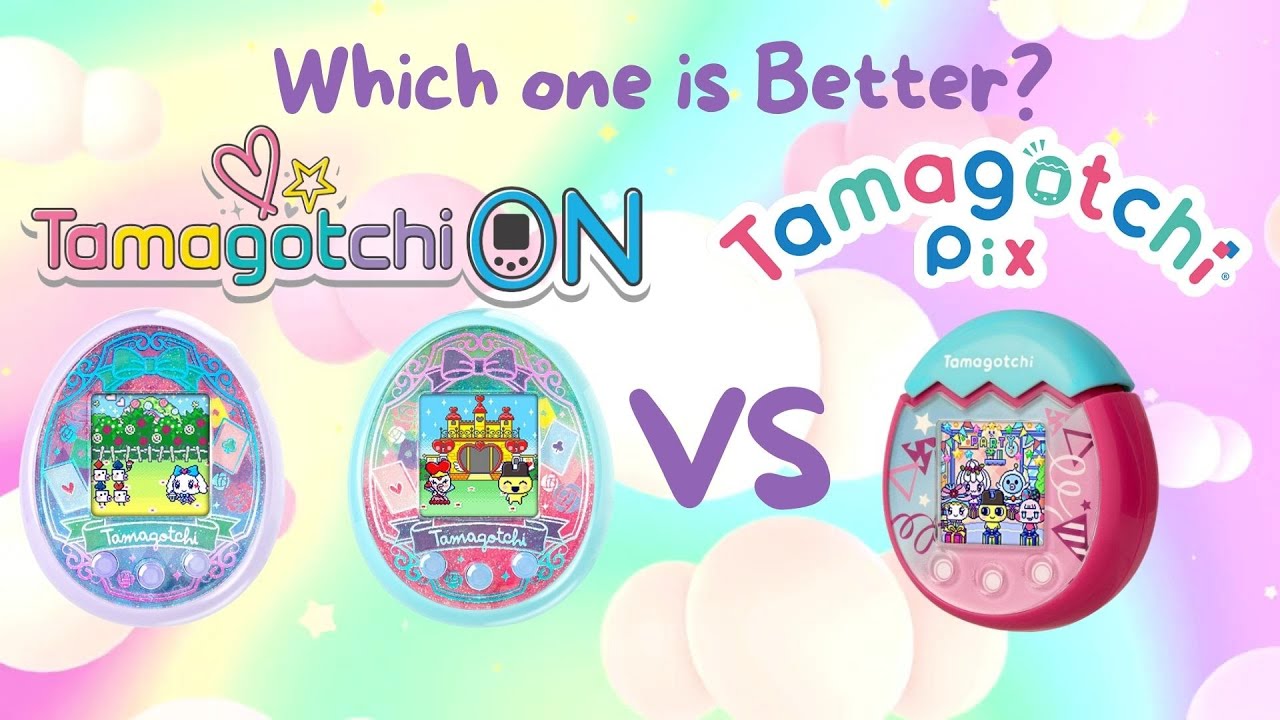 Tamagotchi ON vs Pix Basic Comparison for Beginners | WATCH THIS BEFORE YOU BUY #toys #たまごっち #かわいい