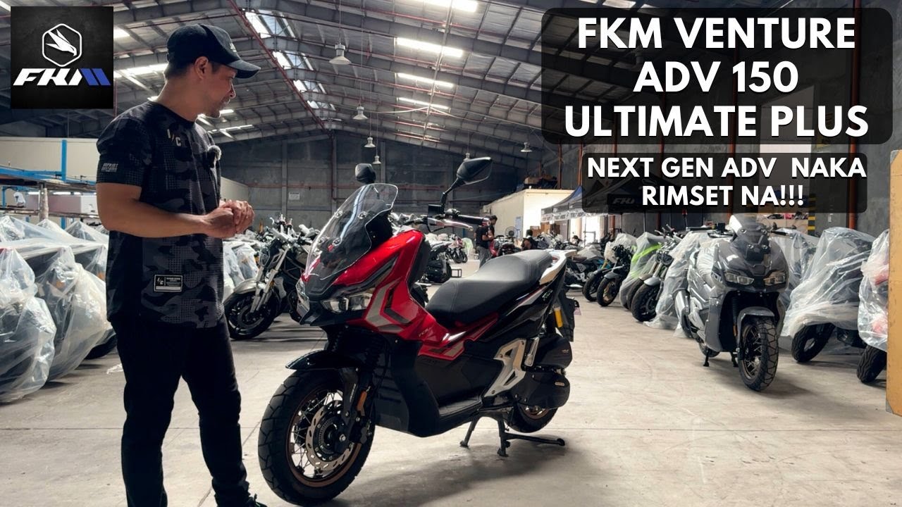 FKM VENTURE ADV 150 ULTIMATE PLUS | Naka Spoke wheels na sobrang angas.