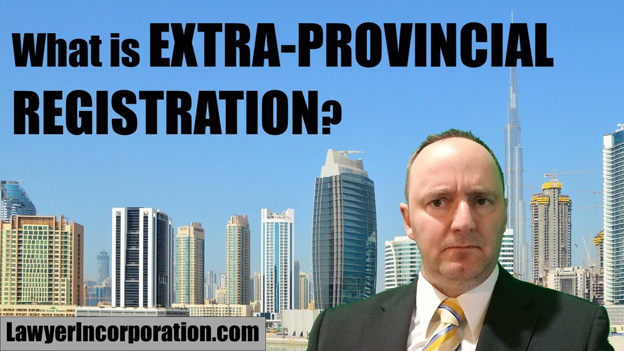 What is Extra-Provincial Registration?
