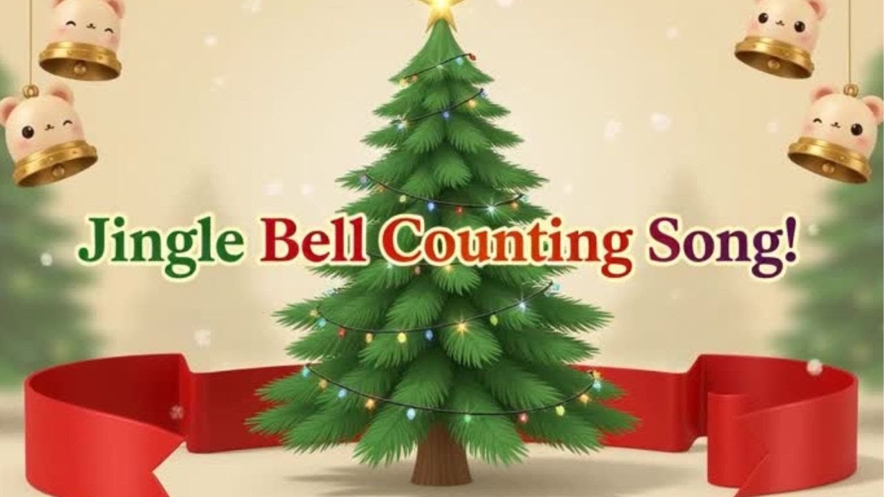Jingle Bell Counting Song | Learn Numbers 1–5 | Christmas Song for Kids