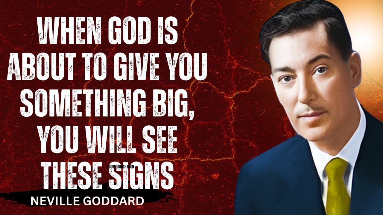When God Is About To Give You Something Big, You Will SEE These Signs;#nevillegoddard #motivation