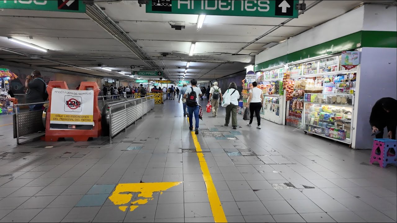 Estación Bellas Artes, transbordo de Línea 2 a Línea 8 - STC Metro CDMX