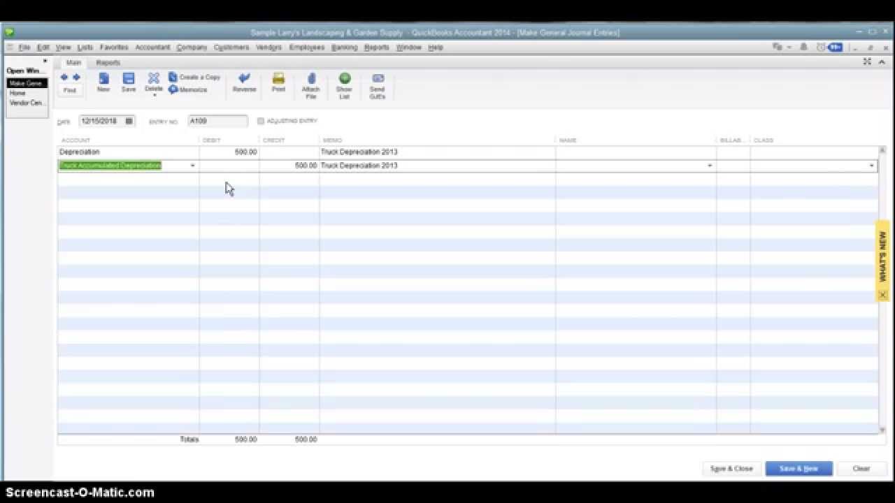 How to Make Quickbooks Journal Entries